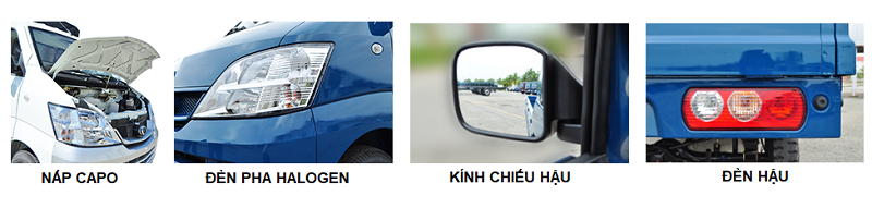 Ngoại thất xe tải Towner 990