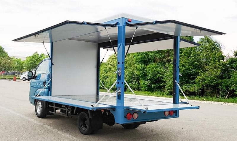Thùng Xe tải KIA K200 bán hàng lưu động