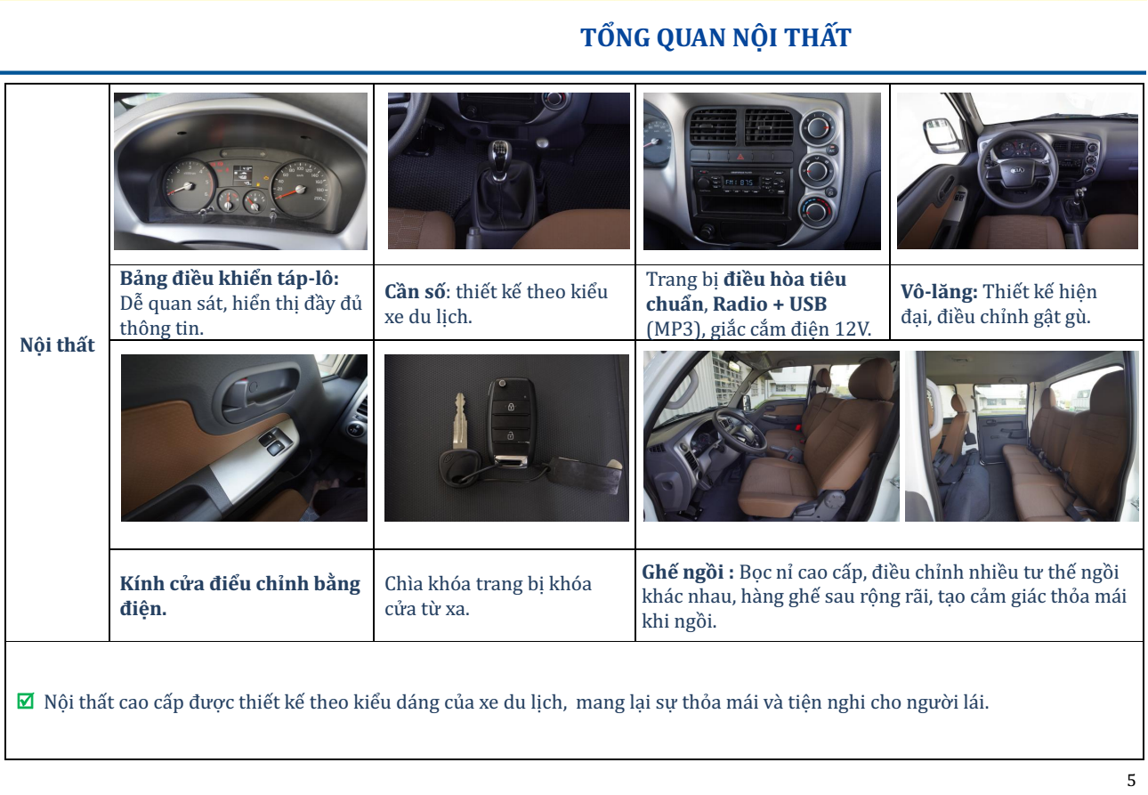 K200S Nội Thất