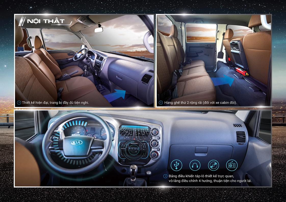 KIA K200S Cabin Đôi
