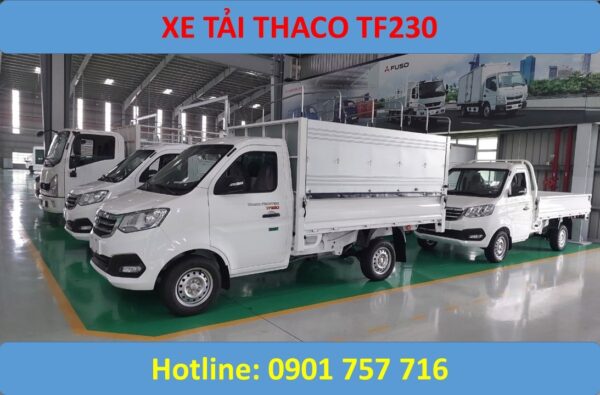 xe thaco tf230 thùng bạt