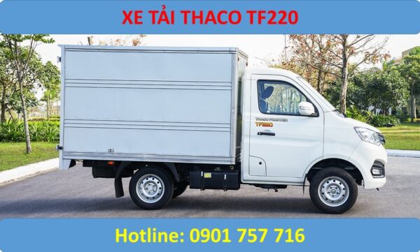 gia-thaco-tf220-thung-kin giá thaco tf220 thùng kín