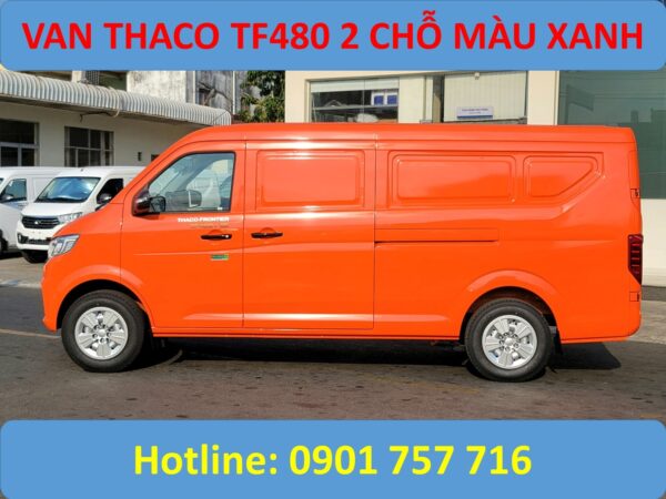 THACO VAN 2 CHỖ MÀU CAM