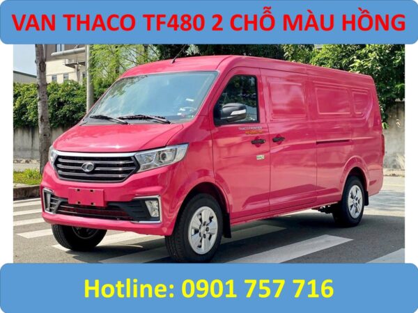 xe tải van thaco 2 chỗ sơn màu