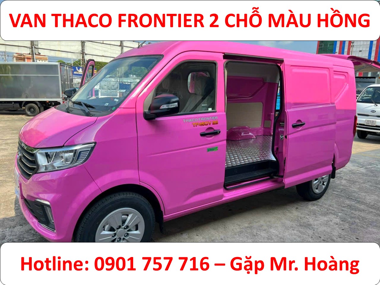 XE VAN MÀU HỒNG