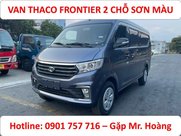 XE VAN THACO MÀU XÁM