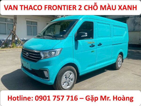 XE VAN THACO MÀU XANH LAM