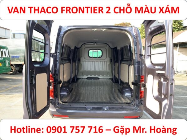 giá van thaco 2 chỗ sơn màu xám