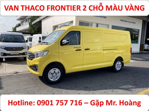 thaco van 2 chỗ màu Vàng