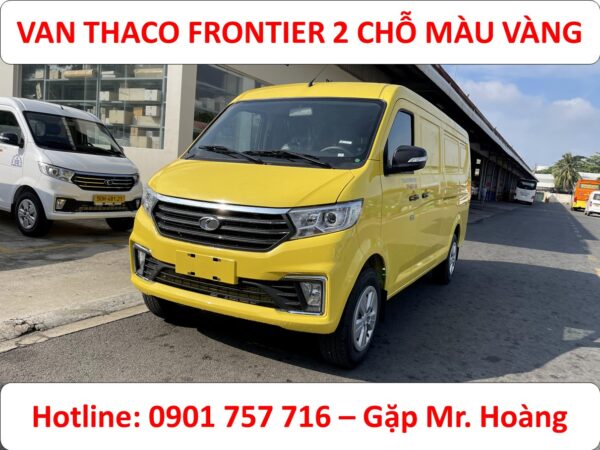 xe tải van thaco màu Vàng