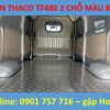giá van thaco 2 chỗ màu Bạc