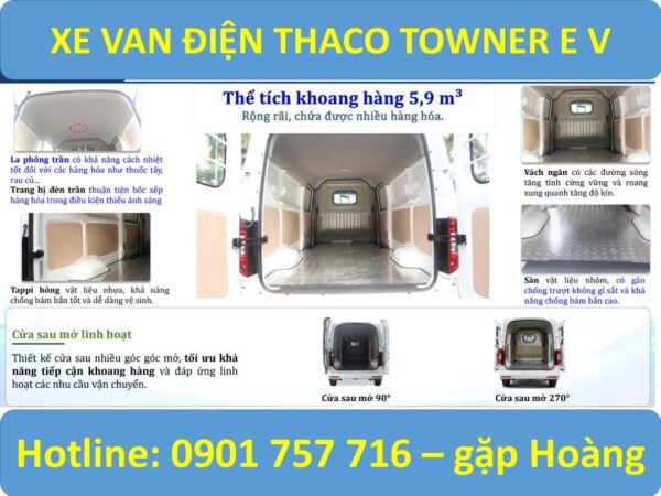 GIÁ VAN ĐIỆN THACO TOWNER E V2.7